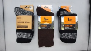 FIELD & STREAM Assortment Brushed Thermal Boot 3 Pack, NEW!! - Picture 1 of 5