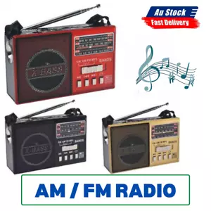 3 Band AM/FM/SW World Radio USB/SD MP3 Player Rechargeable Led Torch AU Stock - Picture 1 of 9