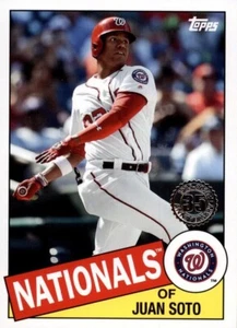 Aggiornamento Topps 2020 1985 Topps Baseball 85TB-46 Juan Soto Nationals - Foto 1 di 1