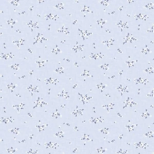 Clothworks Louisa Petite PURPLE VINTAGE FLORAL Y4411-84 Periwinkle FABRIC BTHY - Picture 1 of 3