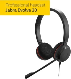 Jabra Evolve 20 UC Stereo Ear-Pad Headset (4999-829-209) - Afbeelding 1 van 3