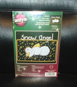 KIT PUNTO CROCE JANLYNN "ANGELO DELLA NEVE" NUOVO CON SCATOLA #03-254 - Foto 1 di 1