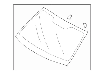 SUBARU LEGACY 10-14 PARABRISAS DELANTERO TÉRMICO CRISTAL VENTANA SIN PRE-CHOQUE TRASERO CMRA Foto 1 de 2