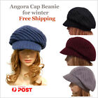 Angora Cap Beanie for Winter Women Hat Peak Beret -Stock From Sydney Free Ship