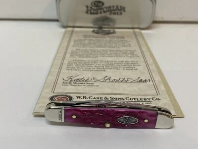 CASE XX HISTORIAN TOUR KATIE MAGENTA HALF WHITTLER POCKET KNIFE 6208 6734 GG - Image 1 of 4