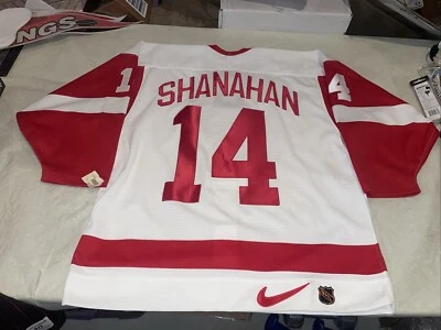 Nwt AUTHENTIC Stanley Cup Brendan Shanahan Detroit Red Wings Nike Jersey Men 48 - Image 1 of 4