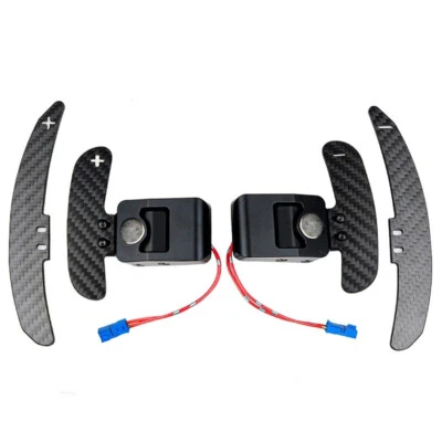 Carbon Fiber Steering Wheel Shifter Paddle For BMW F20 F22 F23 F30 F31 F80 F82 - Image 1 of 4
