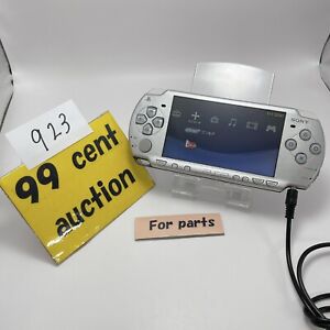 For parts PSP-2000 Ice Silver Console only FW6.31 No battery from Japan