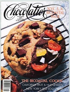 Chocolatier Magazine 1987 Bicoastal Cookie Newyork LA Egg Creams Desserts - Picture 1 of 4