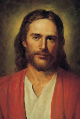 Arte de pared de retrato religioso vintage de Jesucristo pintura al óleo - PÓSTER 20x30 Foto 1 de 3