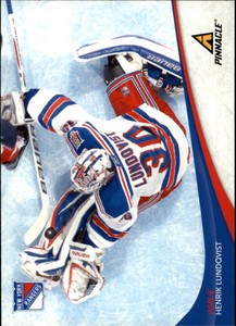 2011-12 Pinnacle Rangers Hockey Card #172 Henrik Lundqvist