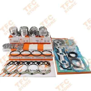 K4E Overhaul Rebuild Kit For Mitsubishi K4E Engine Piston+Ring+Gasket+Bearing - Picture 1 of 6