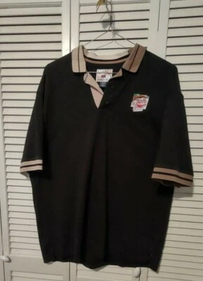  CAMISA DE GOLF "CUTTER & BUCK" HOMBRE MANGA CORTA NEGRA TALLA XL 100% ALGODÓN  Foto 1 de 4