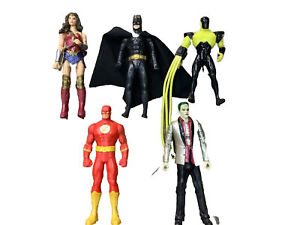 Lot Of (5) DC Comics Flash / Batman / Joker / Wonder Woman 5” Action Figures