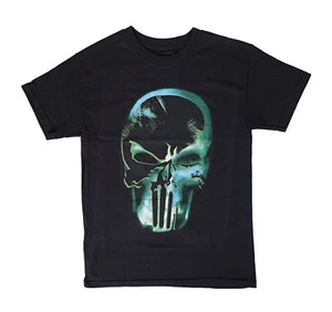 Marvel Punisher Ghostly X-Ray Logo Graphic T-Shirt - Picture 1 of 1