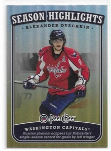 Alex Ovechkin 2008-09 OPC SEASON HIGHLIGHTS Hockey card SH-2 Washington Capitals - Bild 1 von 1