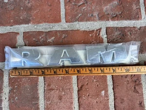 2008-2020 Dodge/ Ram 1500 Front Door Nameplate Mopar 55277434AB NEW OEM - Bild 1 von 5