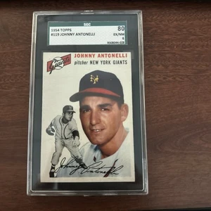 1954 Topps Johnny Antonelli #119 PSA 6 EX-MT 6 Giants - Picture 1 of 10