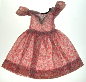 Antik/Vintage 8,5" rosa Kleid für deutsche/französische Biskuitkopf Puppen - Bild 1 von 4