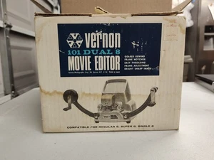 Visor editor de películas eléctrico Vernon 101 Dual 8 - 8 mm vintage, probado con luz - Imagen 1 de 13