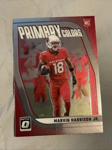 2024 DonRuss Optic Marvin Harrison JR. Primary Colors - Picture 1 of 2