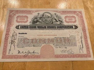 Zigarren-Whelan Vintage Stock Bond Zertifikat selten alt 1948 - Bild 1 von 2