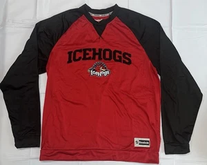 Camisa de manga larga para hombre Reebok Center Ice Rockford IceHogs Speedwick talla XL - Imagen 1 de 6
