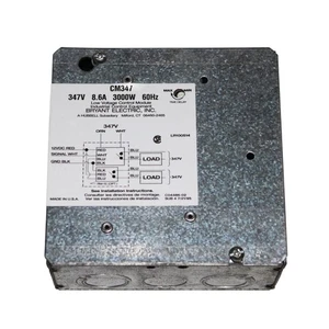 BRYANT HUBBELL CM347 MOTION SWITCH CONTROL MODULE CANADIAN VOLTAGE NIB! - Picture 1 of 4