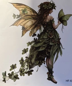 SPRITE FAIRY DECAL, 22 X 25cmGIRLS ROOM DECAL DOOR WALL, Cupboard WOODLAND FAIRY - Picture 1 of 2