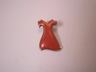 Red Dress American Heart Association Vintage Tie Tack Lapel Pin g130 - Image 1 of 4