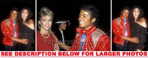 MICHAEL JACKSON 1985 BEAT IT con CHER 3 FOTOS RARAS 8x10 - Imagen 1 de 1