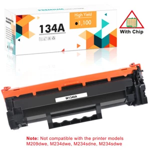 WITH CHIP! 1 Pack W1340A Compatible With HP 134A LaserJet M209dw MFP M234 SERIES - Picture 1 of 11