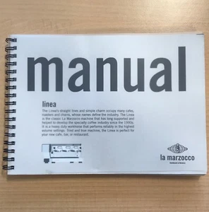 La Marzocco Original Linea Classic Espresso Machine Manual Book Only - Picture 1 of 5