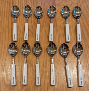 Rosenthal Espresso 4.5" Cucharas - Lote de 12 - Oro Nero - Imagen 1 de 6