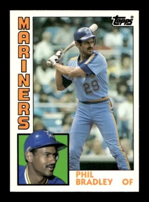 1984 Topps Traded Tiffany #15 Phil Bradley Mariners NEAR MINT *1e - Image 1 of 2