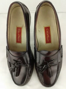 Cole Haan Men's Pinch Tassel Loafer Cordovan Burgundy Size 8.5 D. Excellent !!! - Picture 1 of 6