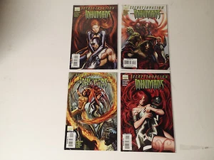 SECRET INVASION: Inhumans carrera completa #1-4 Marvel Comics 2008 bien Florida - Imagen 1 de 1