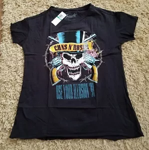 Juniors SZ L Bravado Guns N' Roses Use Your Illusion T-Shirt~NeW~ - Picture 1 of 5