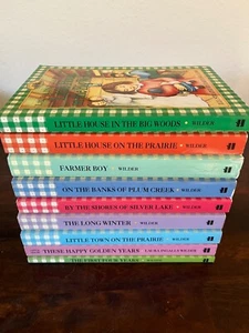 Little House on the Prairie Laura Ingalls Wilder Complete 9 Book Box Set 1994 PB - Picture 1 of 13