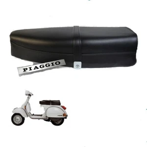 SELLA NERA PIAGGIO VESPA PX 125-150-200 PRIMA SERIE(1977-1983)100% MADE IN ITALY - Picture 1 of 5