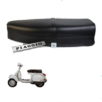 SELLA NERA PIAGGIO VESPA PX 125-150-200 PRIMA SERIE(1977-1983)100% MADE IN ITALY