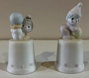 PRECIOUS MOMENTS CLOWNS THIMBLES - Picture 1 of 3
