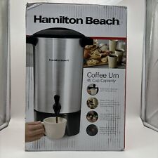 Hamilton Beach CCU3187 Coffee Urn Maker  - Silver