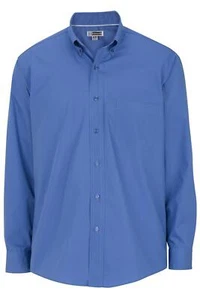 Edwards Mens Lightweight Long Sleeve Poplin Shirt 1295 - Picture 1 of 14