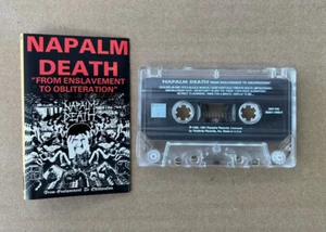 Napalm Death: From Enslavement to Obliteration cassette tape 1991 - Imagen 1 de 3