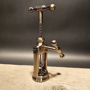 Antique Vintage Style Rack & Pinion Kings Corkscrew Wine Bottle Opener Gift - Picture 1 of 21