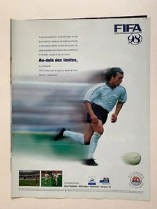 1997 ADVERTISEMENT - EA SPORTS FIFA 98 - DAVID GINOLA - Picture 1 of 3