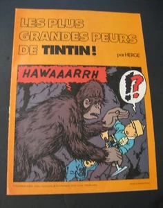 Les plus grandes peurs de Tintin! Ed. Chevron/Casterman  TBE - Imagen 1 de 1