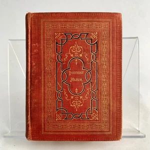 1901 Poetiskt Album Swedish Poem Book Antique Hardcover Karl Warburg - Picture 1 of 7