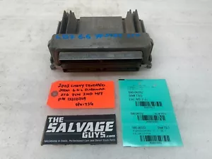 01-04 Chevrolet GMC 2500HD DURAMAX 6.6 LB7 6SP ECM ECU ENGINE COMPUTER 12209950 - Picture 1 of 10